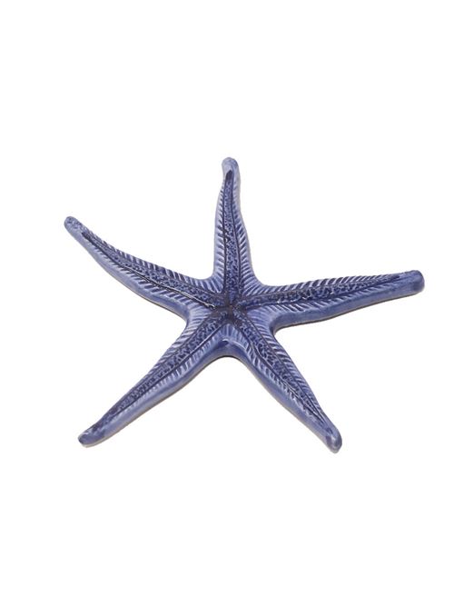 Stella marina blu decoro tavola L'Oasi ceramiche | STELLADECORBLU